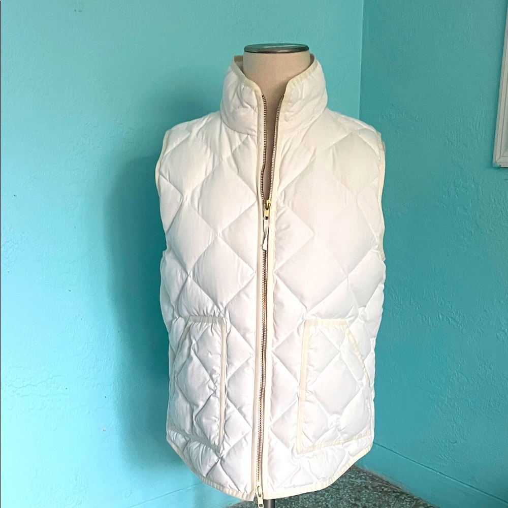 J Crew  down vest